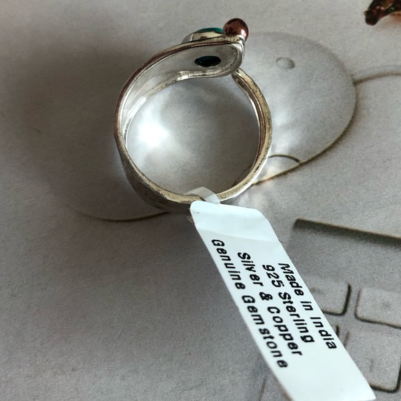 Turquoise Colored Magnesite Ring (Sterling Silver) - Picture 5 of 6